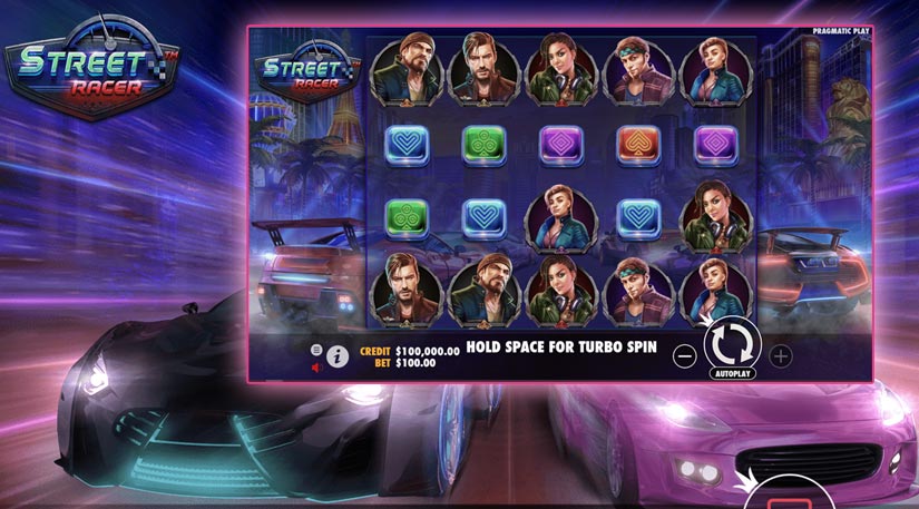 Street racer : un jeu de voiture et d’argent chez pragmatic play